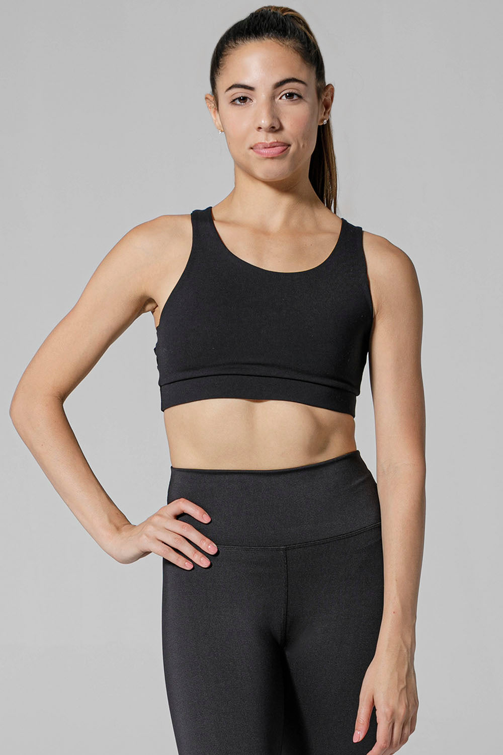 Back in Business Black Sports Bra (FINAL SALE)