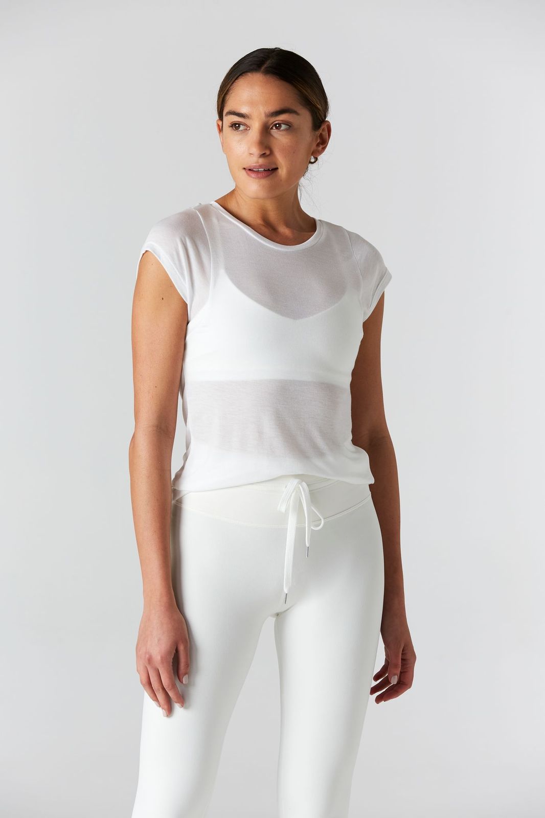 2AT White Basic Tee  (FINAL SALE)