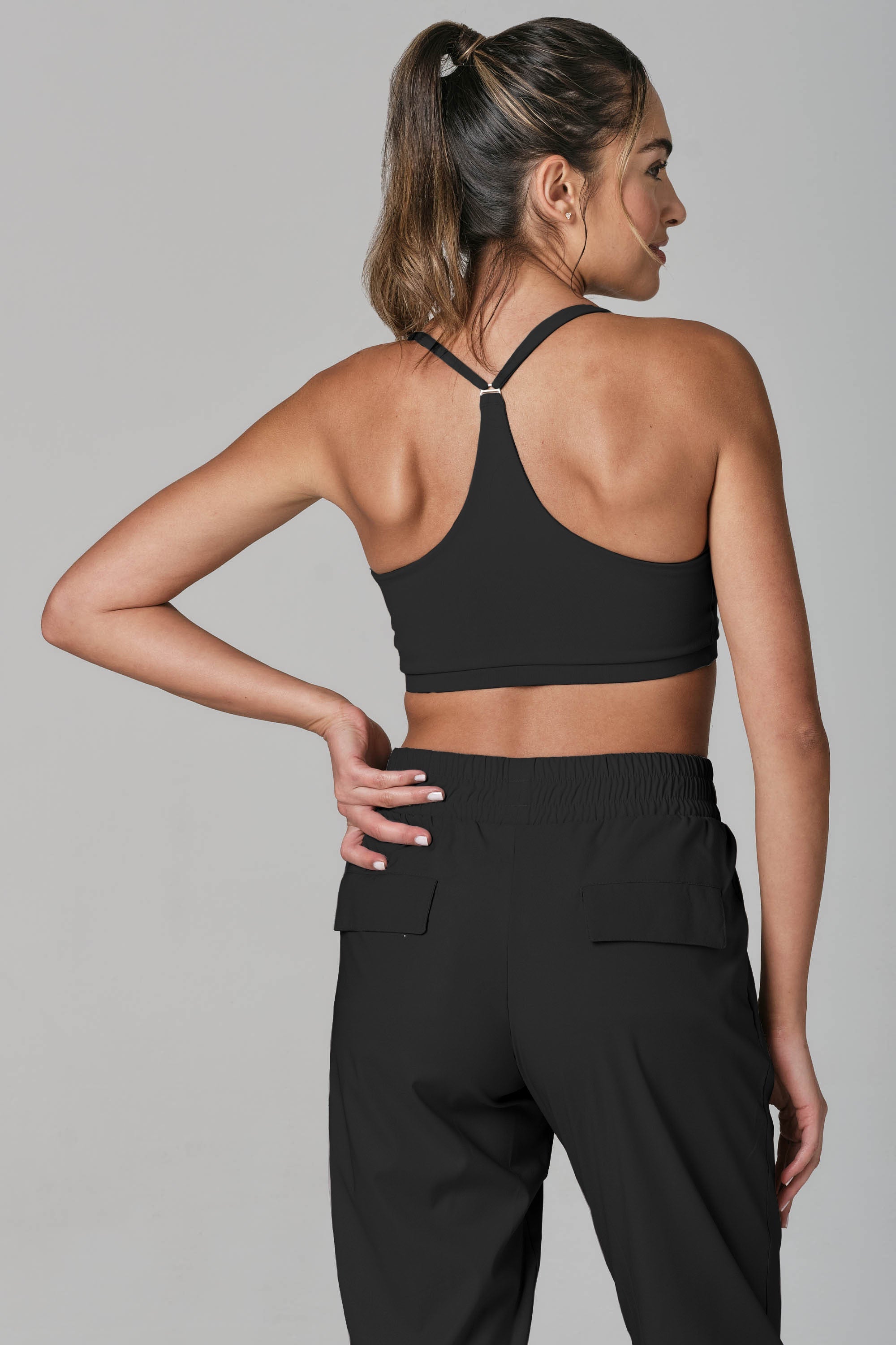 In House Black Sports Bra (FINAL SALE)