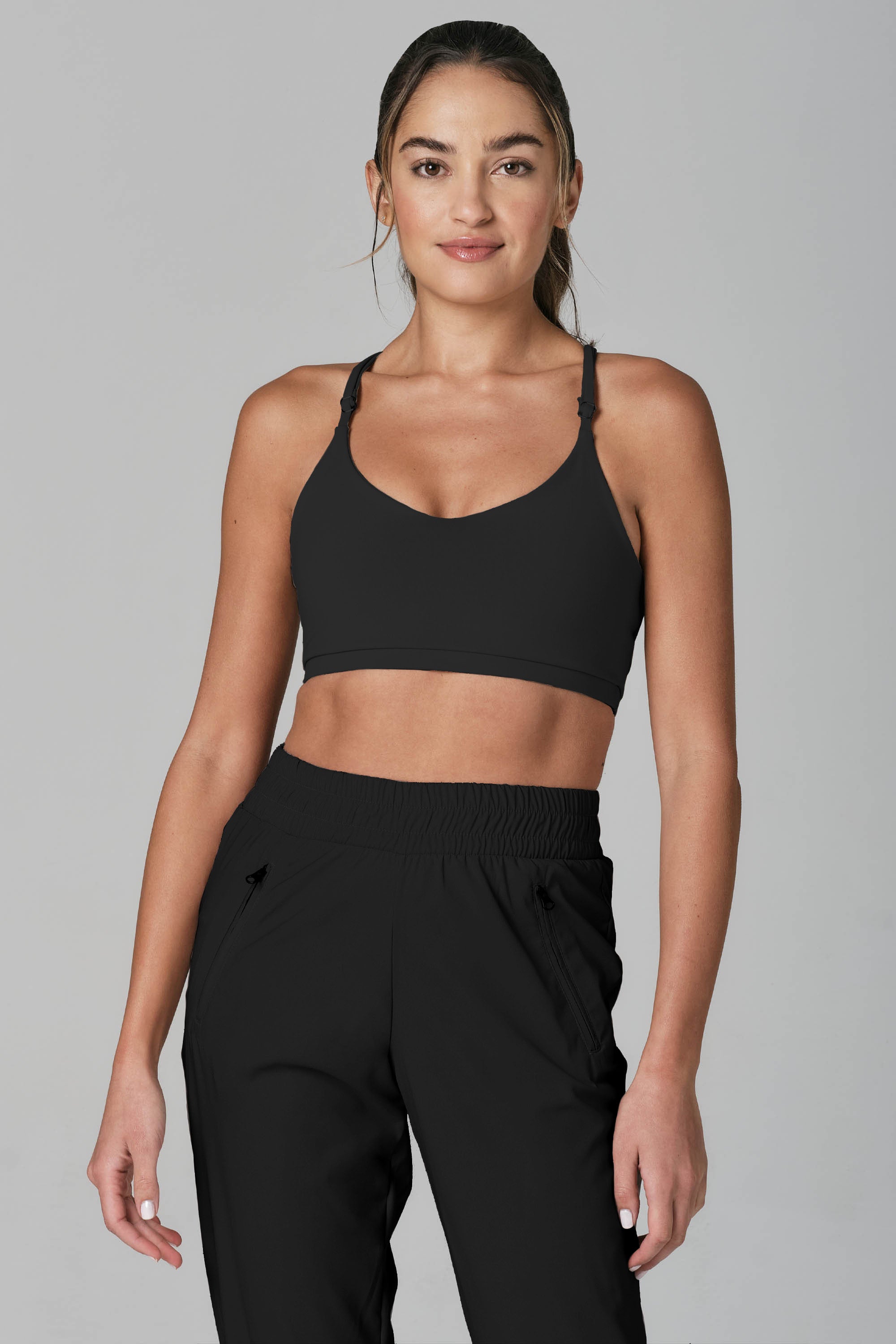 In House Black Sports Bra (FINAL SALE)