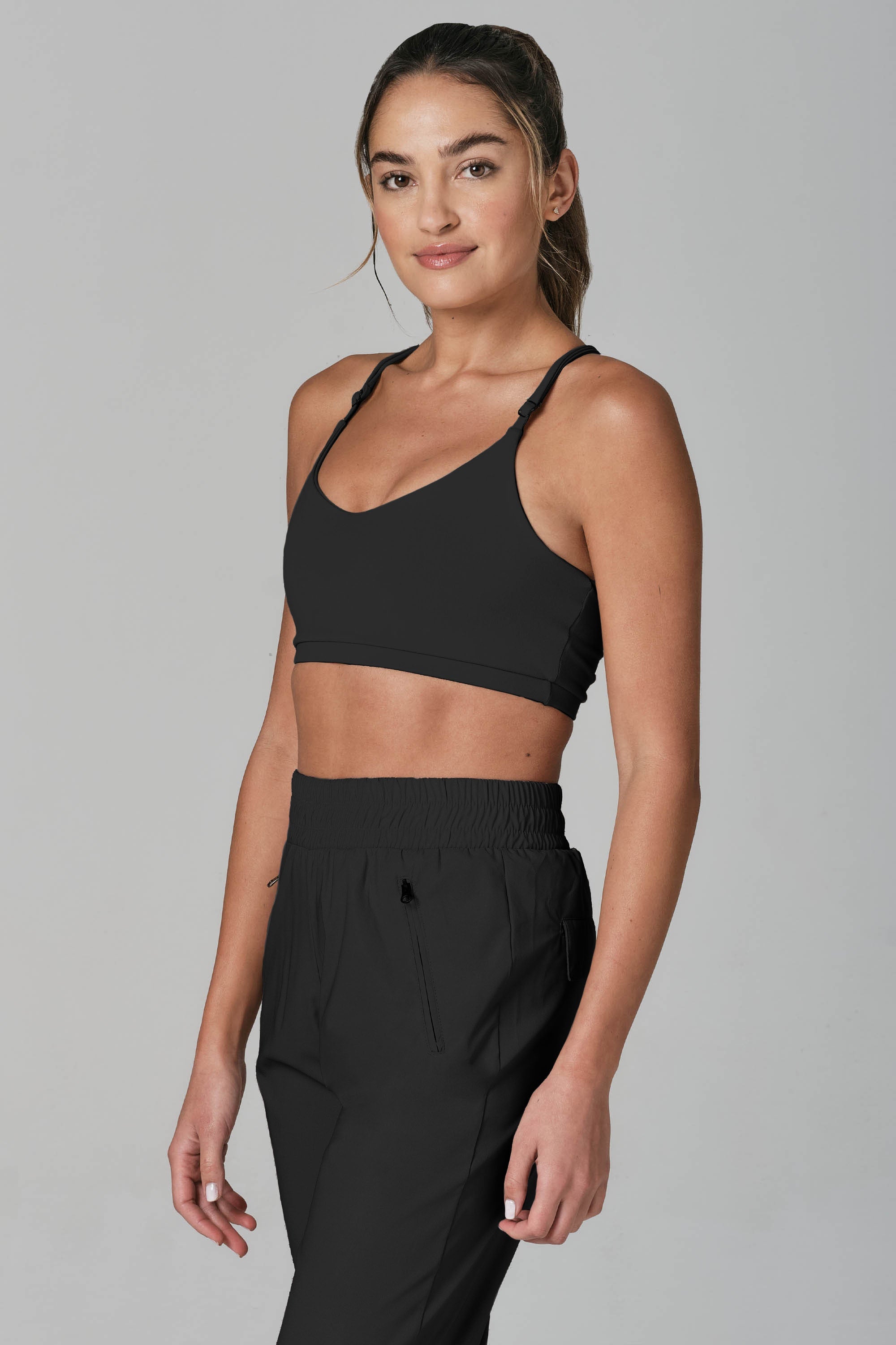 In House Black Sports Bra (FINAL SALE)