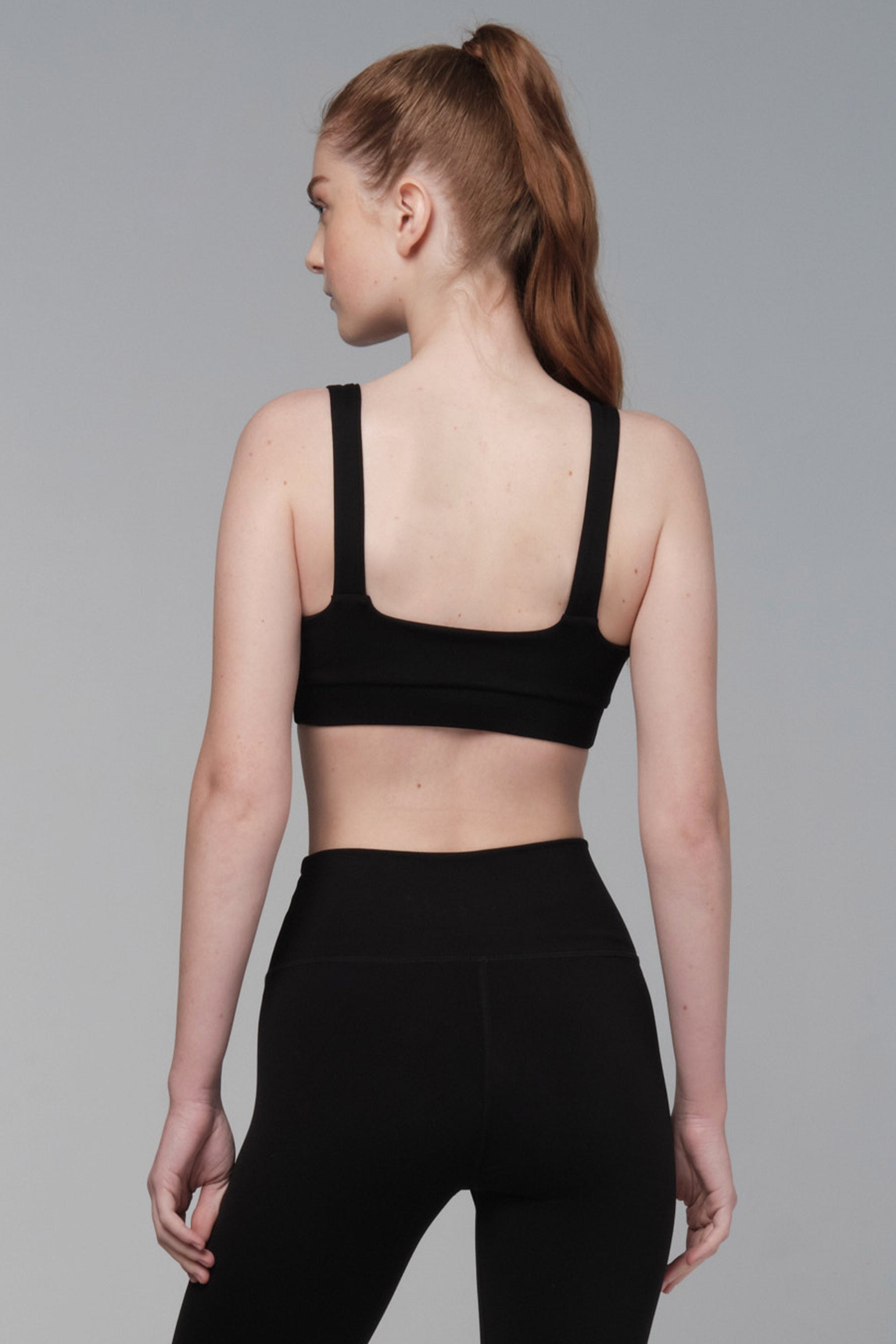 Knot Your Problem Black Sports Bra (FINAL SALE)
