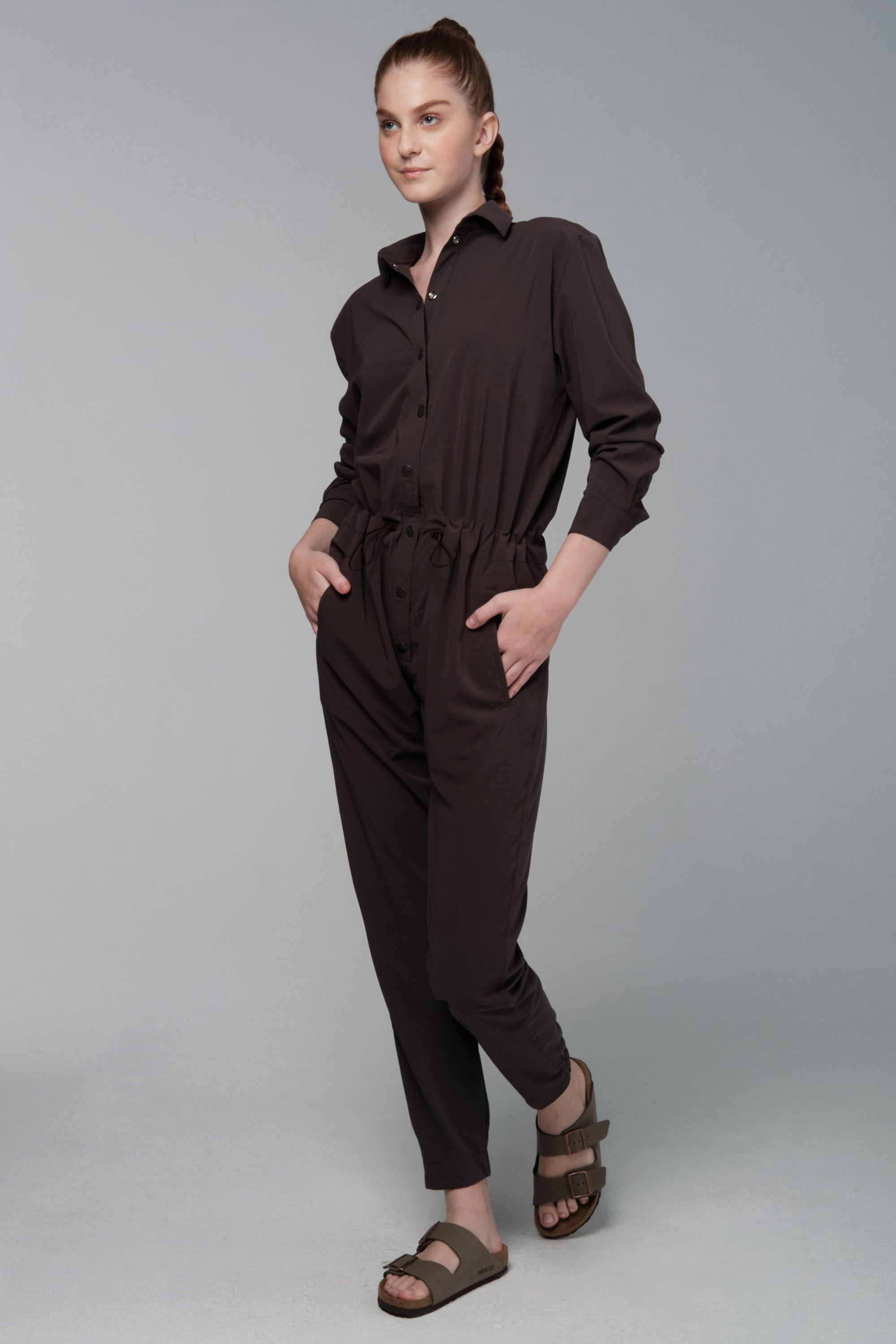 I Will Survive Coffee Jumpsuit (FINAL SALE)