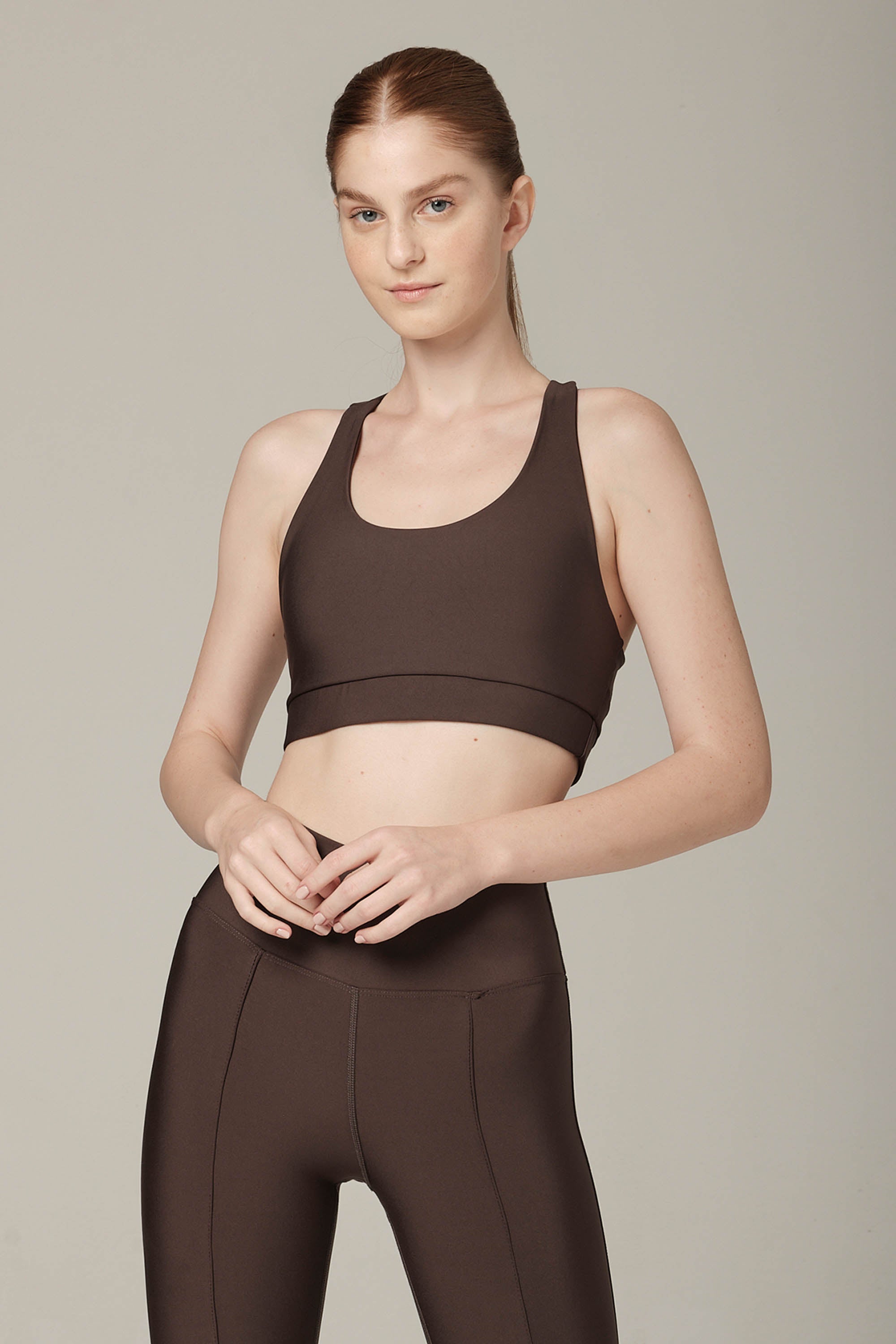 Get in Line Coffee-S Sports Bra (FINAL SALE)