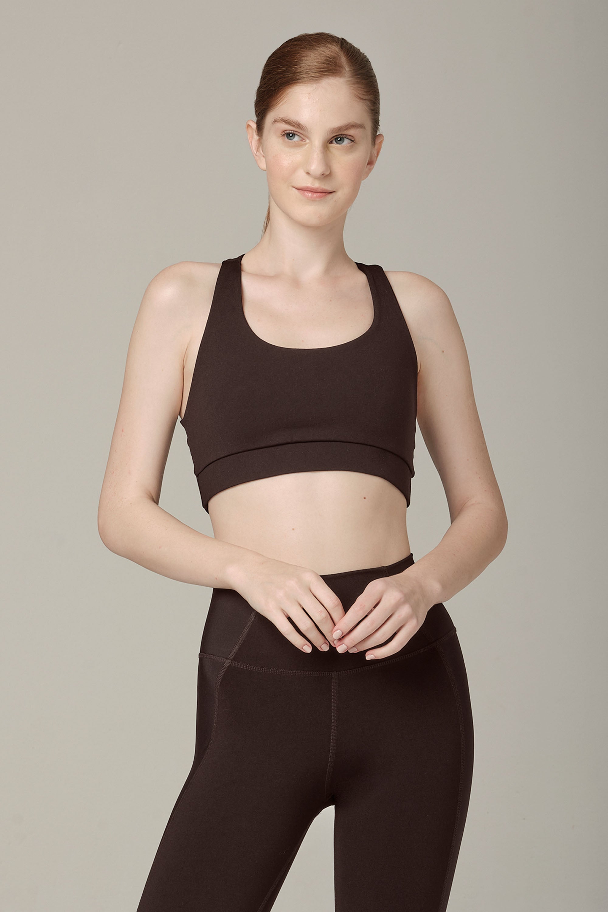 Get in Line Coffee Sports Bra (FINAL SALE)