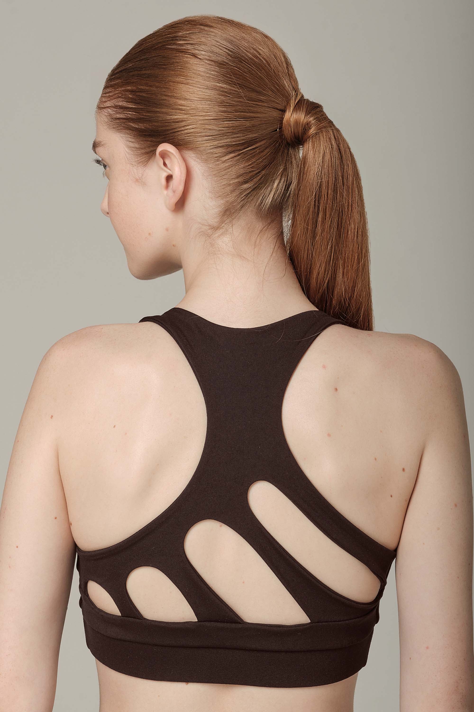 Get in Line Coffee Sports Bra (FINAL SALE)