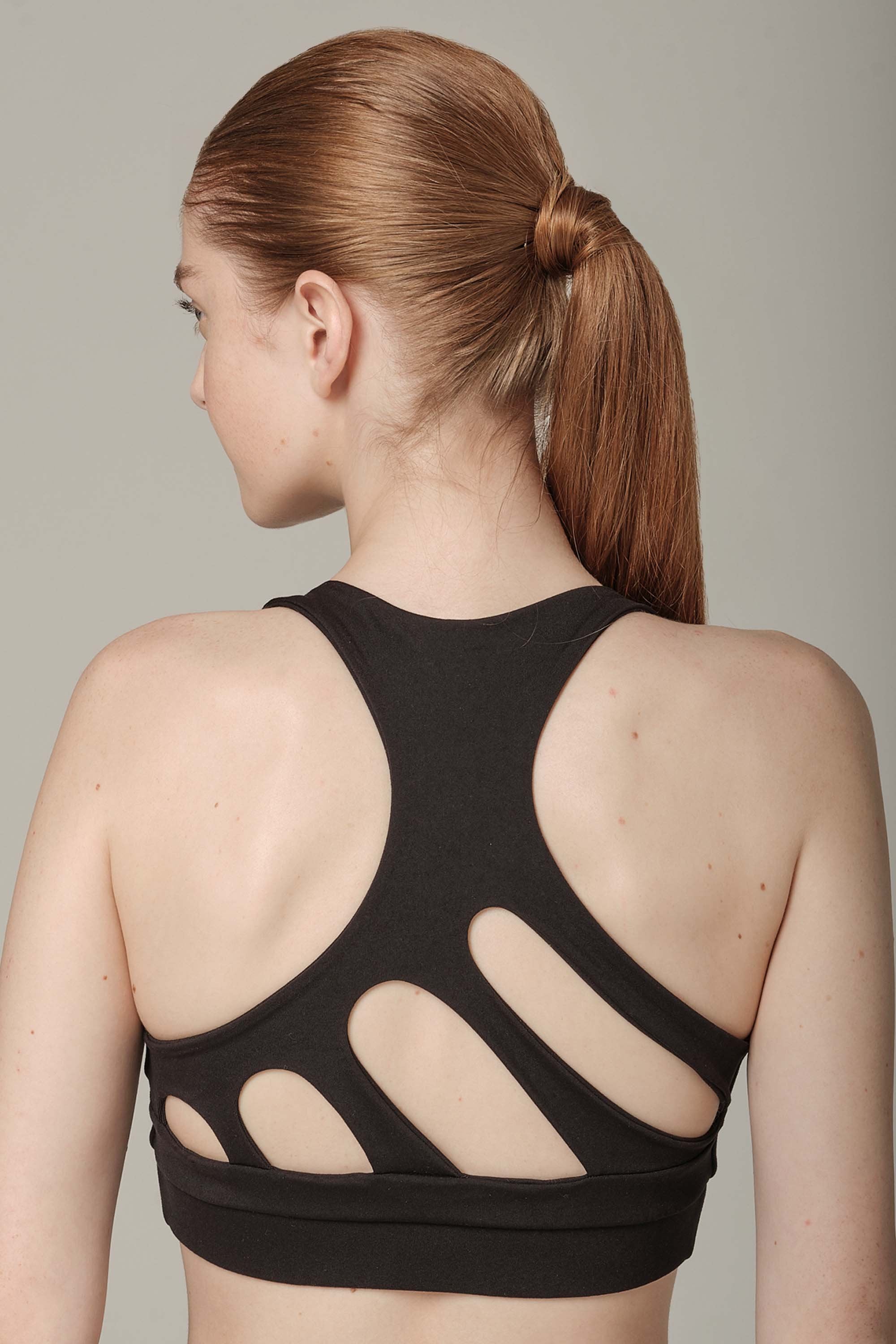 Get In Line Black-S Sports Bra