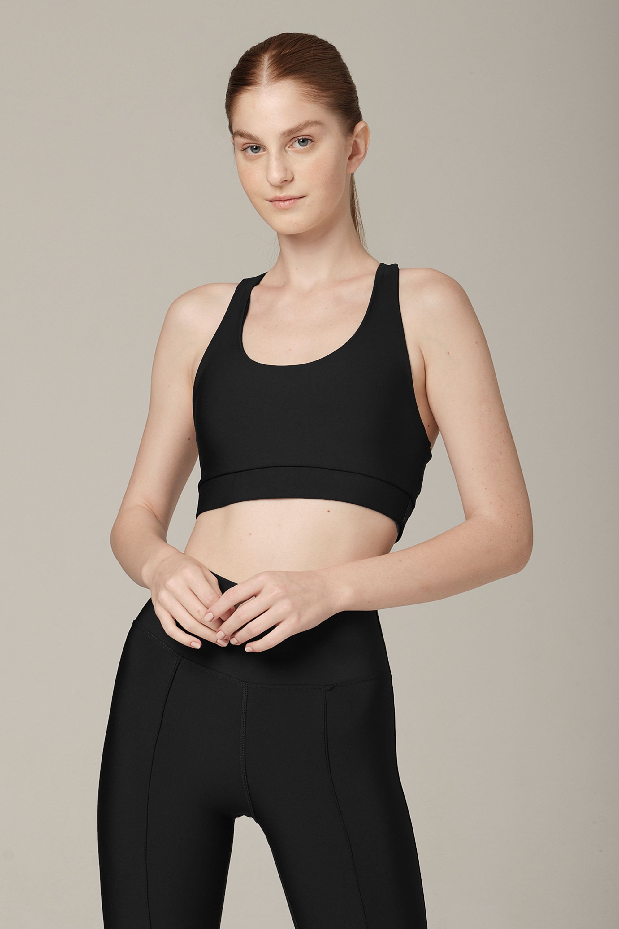 Get In Line Black-S Sports Bra