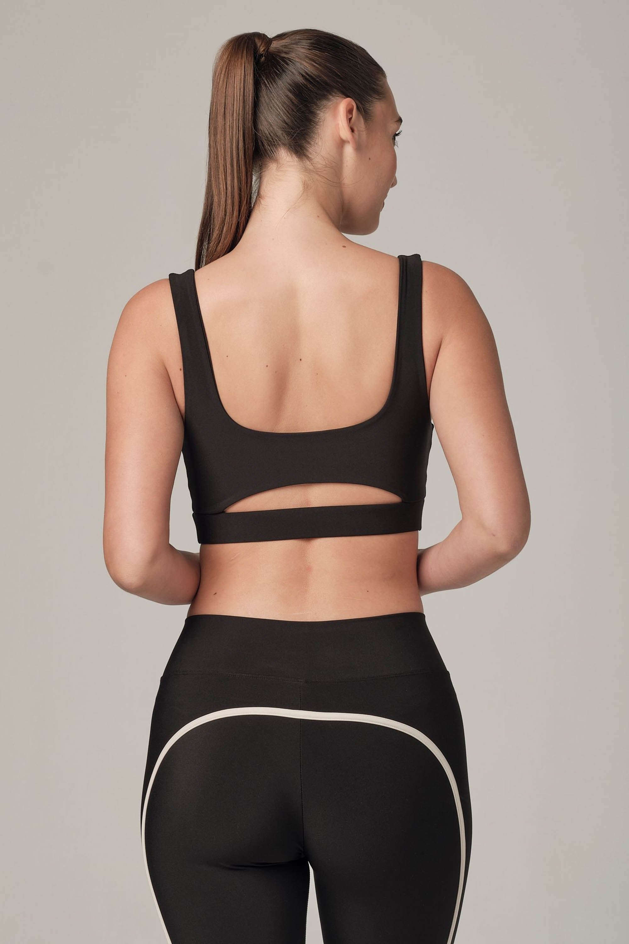 Check It Out Black-S Sports Bra