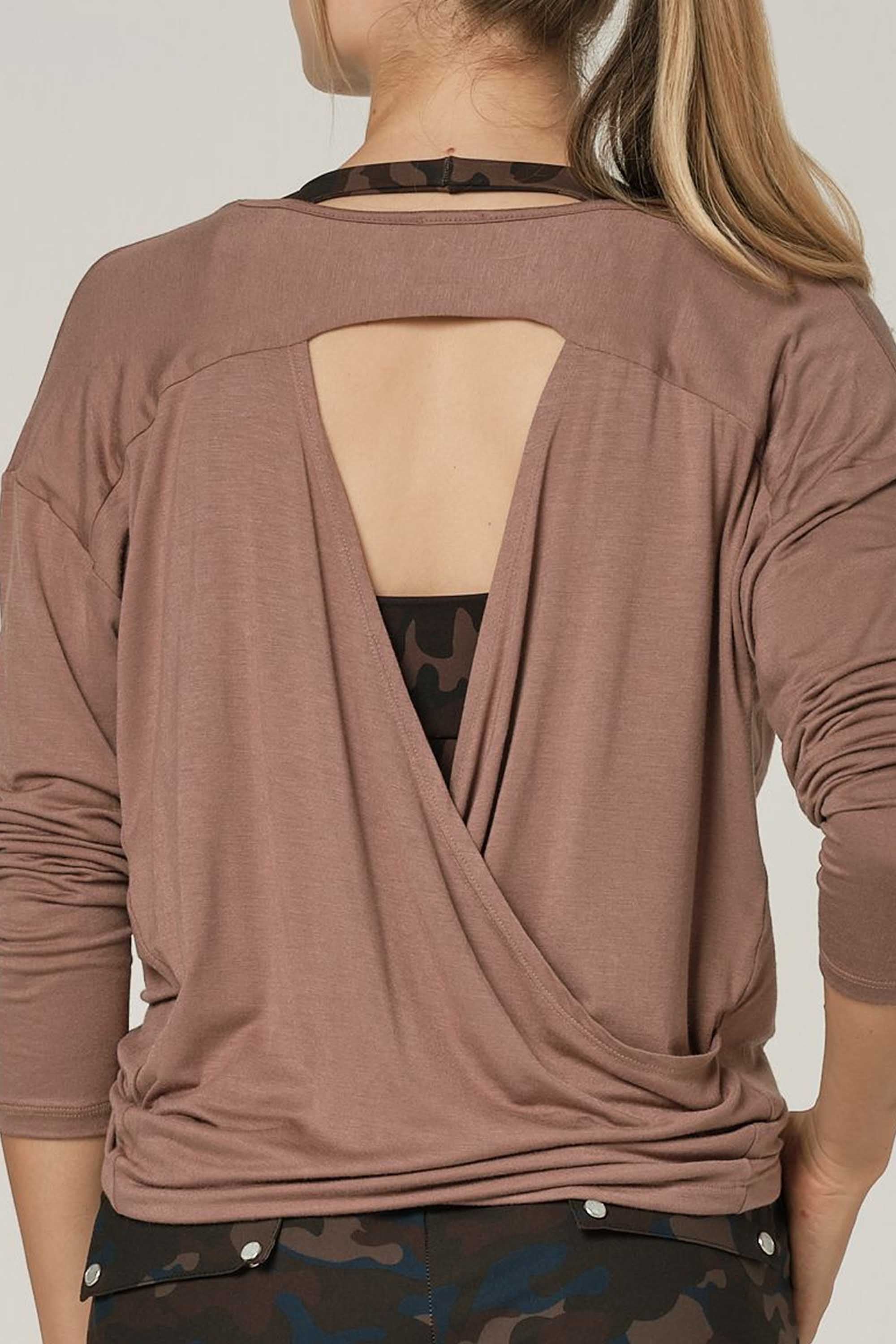 Back Up Mocha Top  (FINAL SALE)