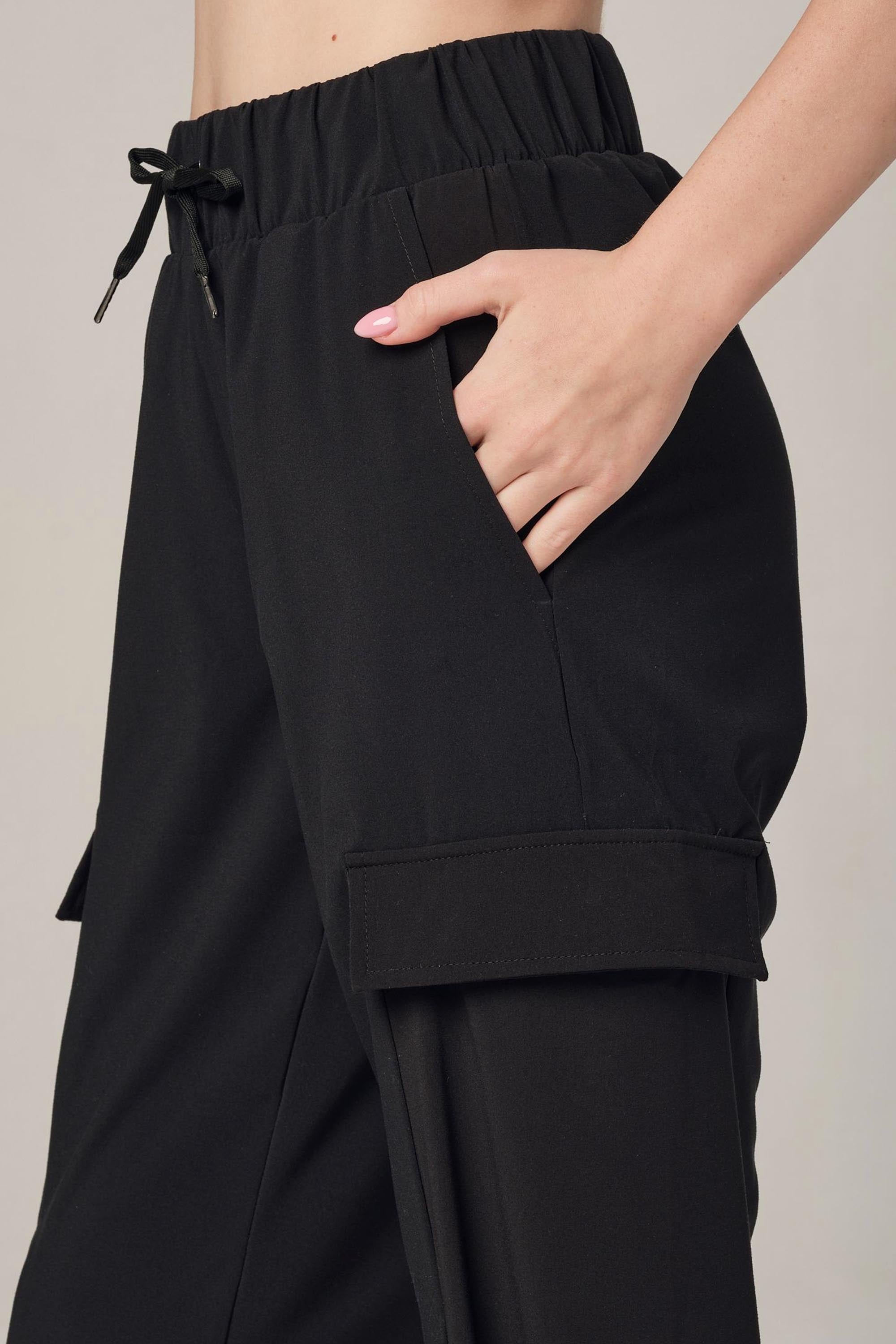 Loosen Up Black Jogger