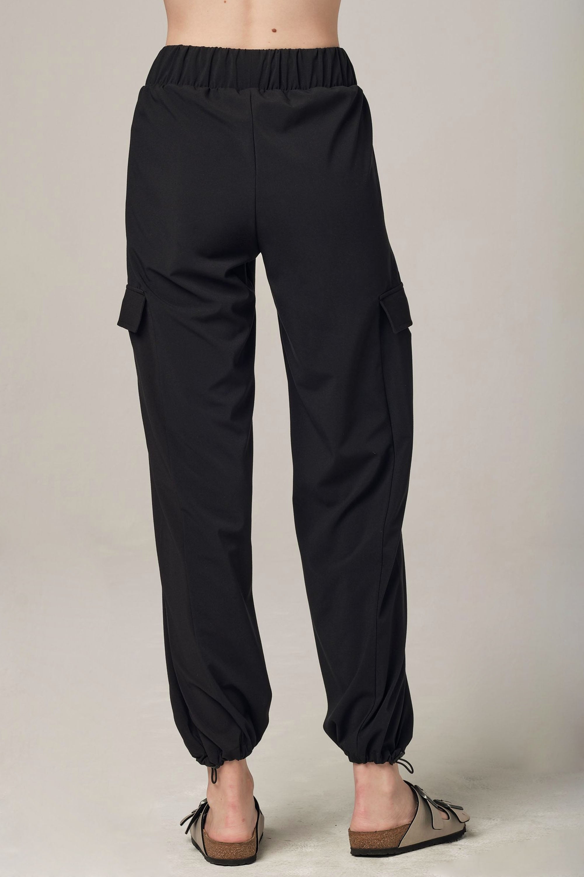 Loosen Up Black Jogger