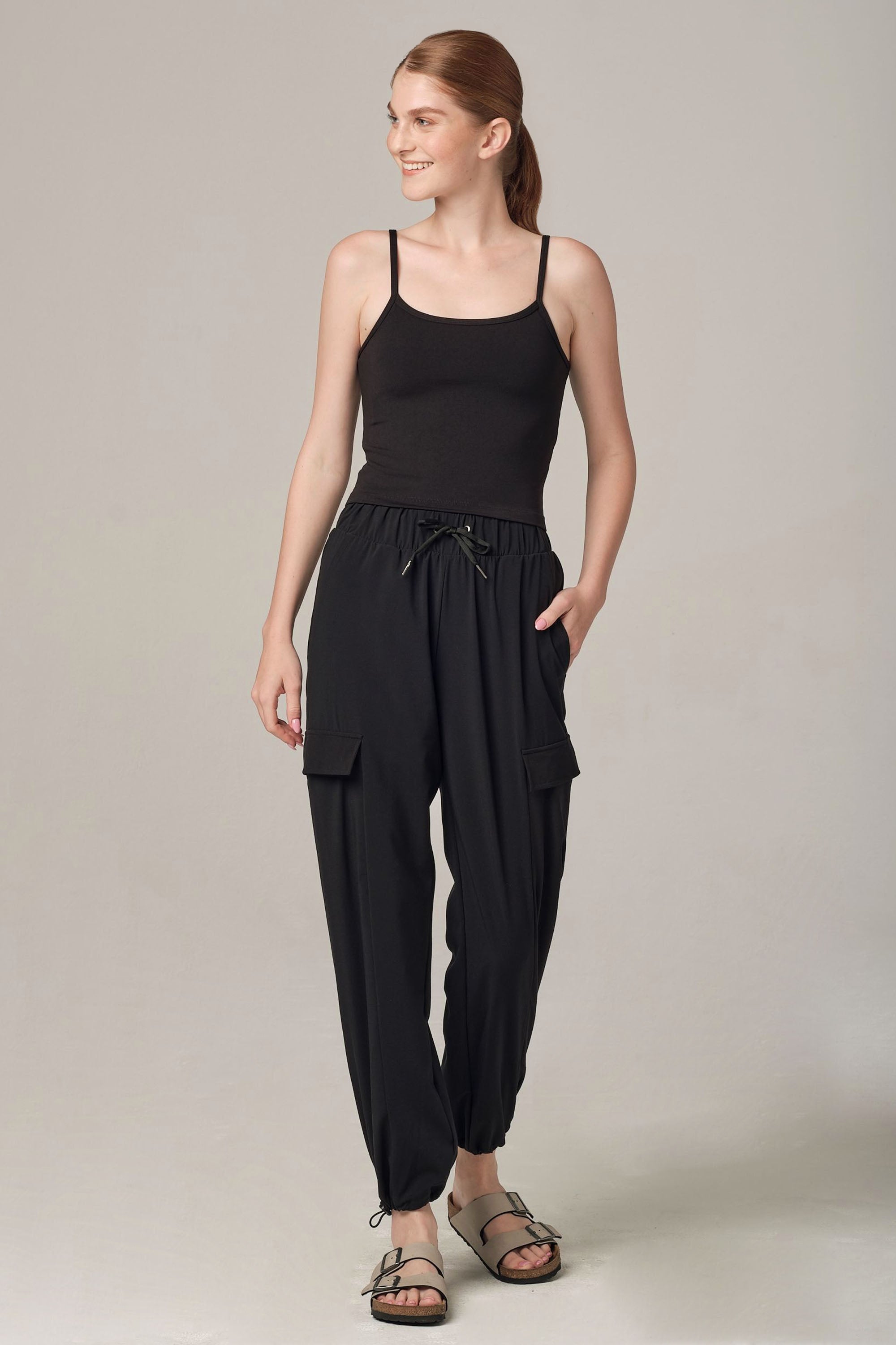 Loosen Up Black Jogger