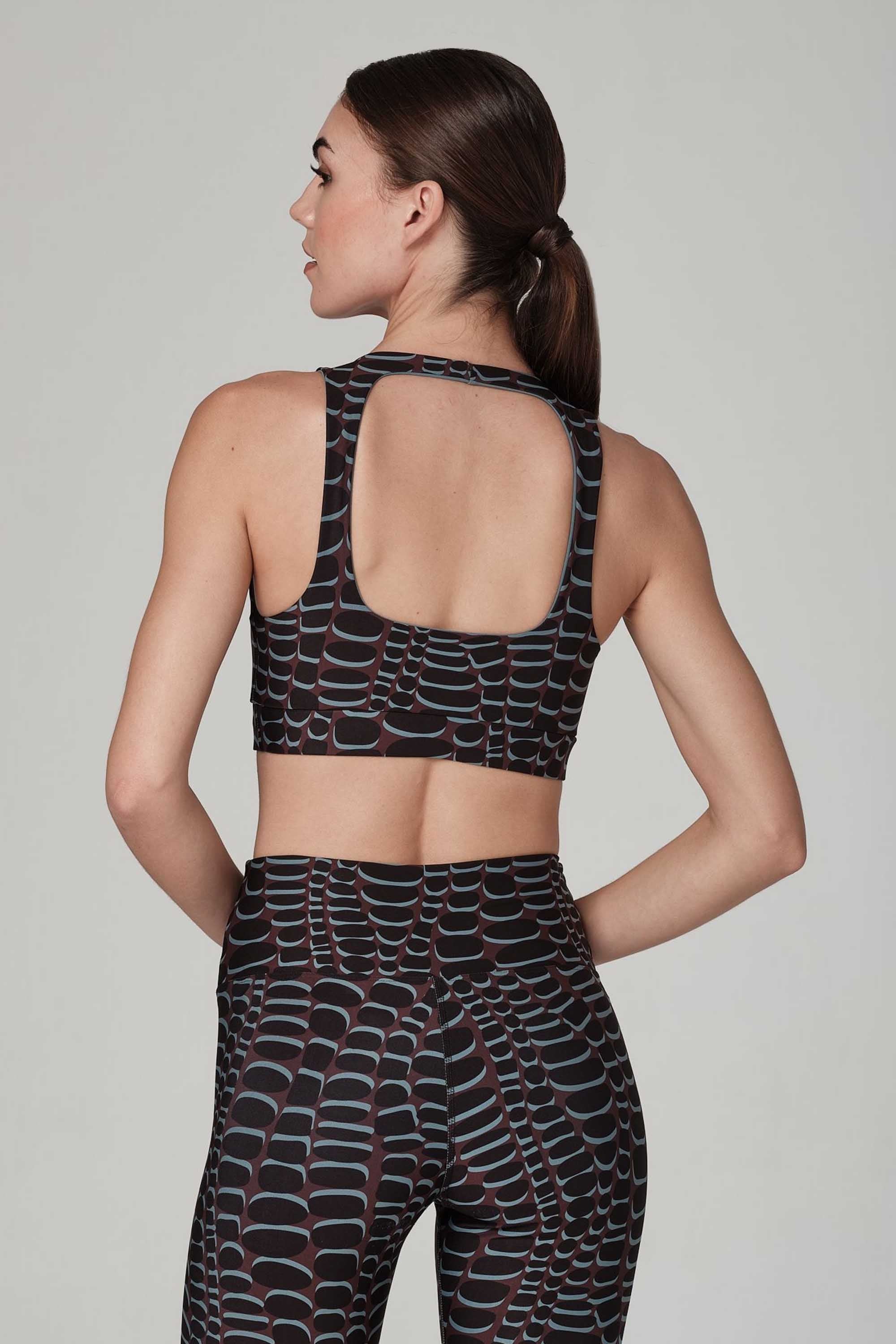 Fair & Square Wild Thing Merlot Sports Bra