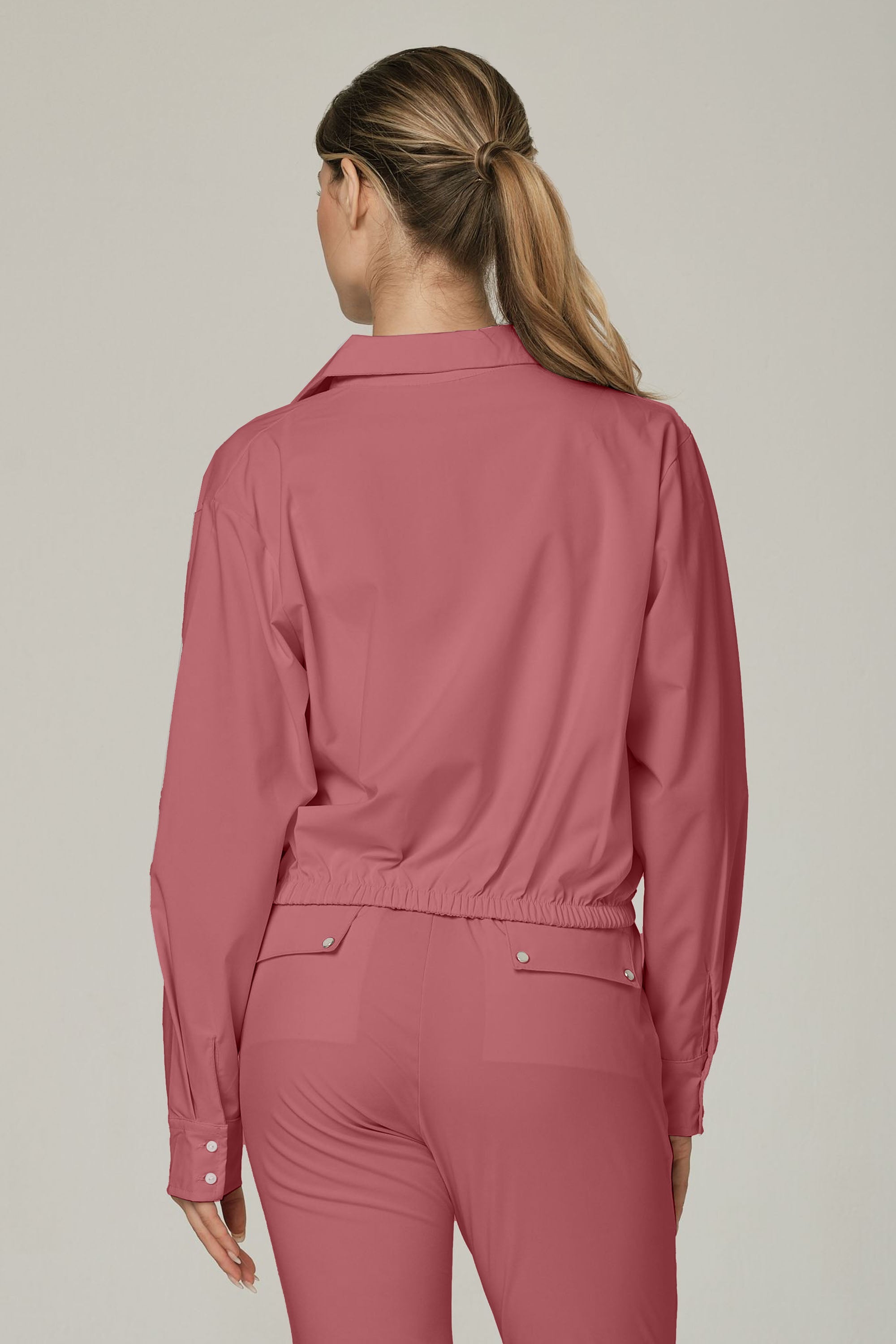 Black Tie Mauve Shirt