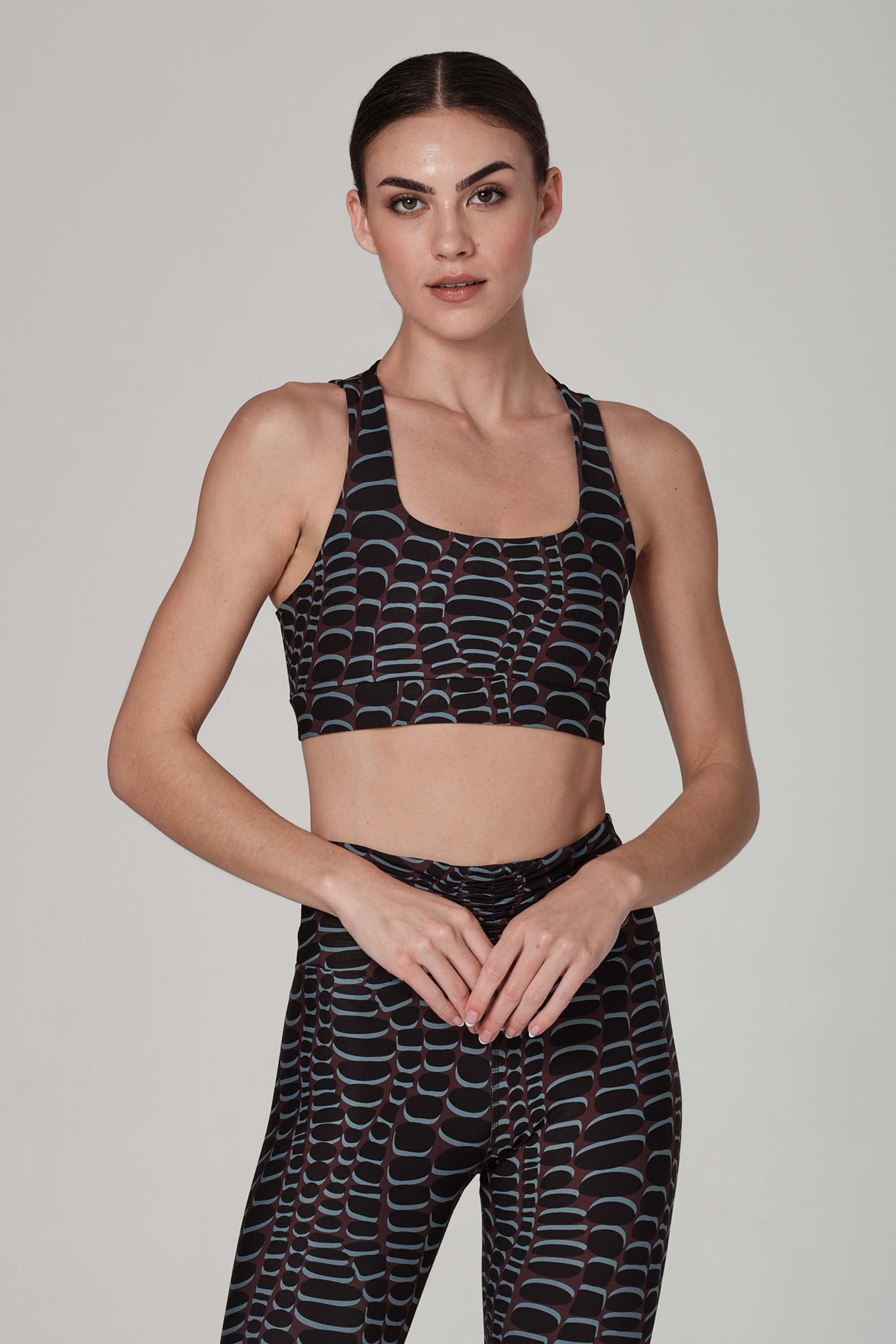 Fair & Square Wild Thing Merlot Sports Bra