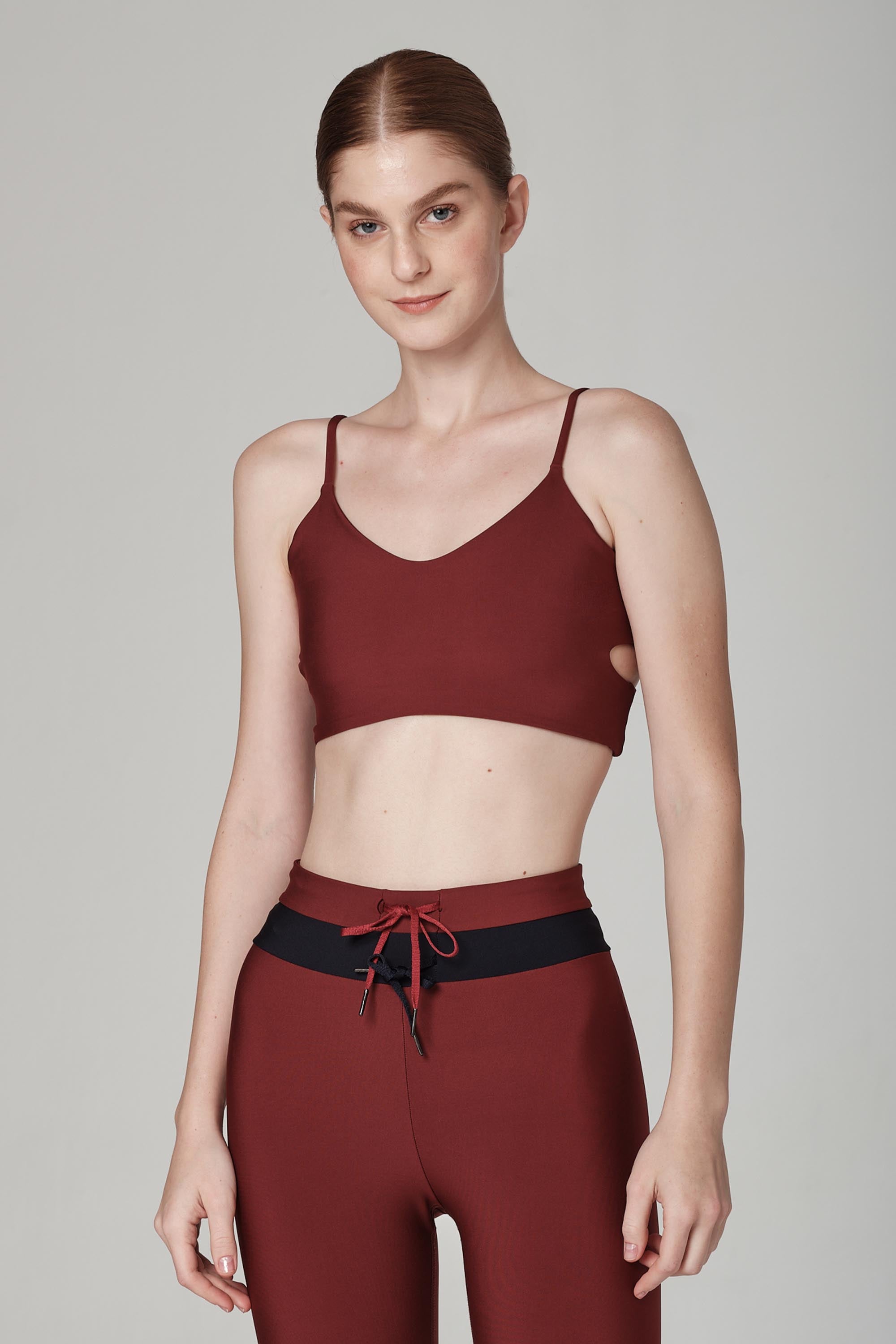 Cherry On Top Merlot Sports Bra (FINAL SALE)