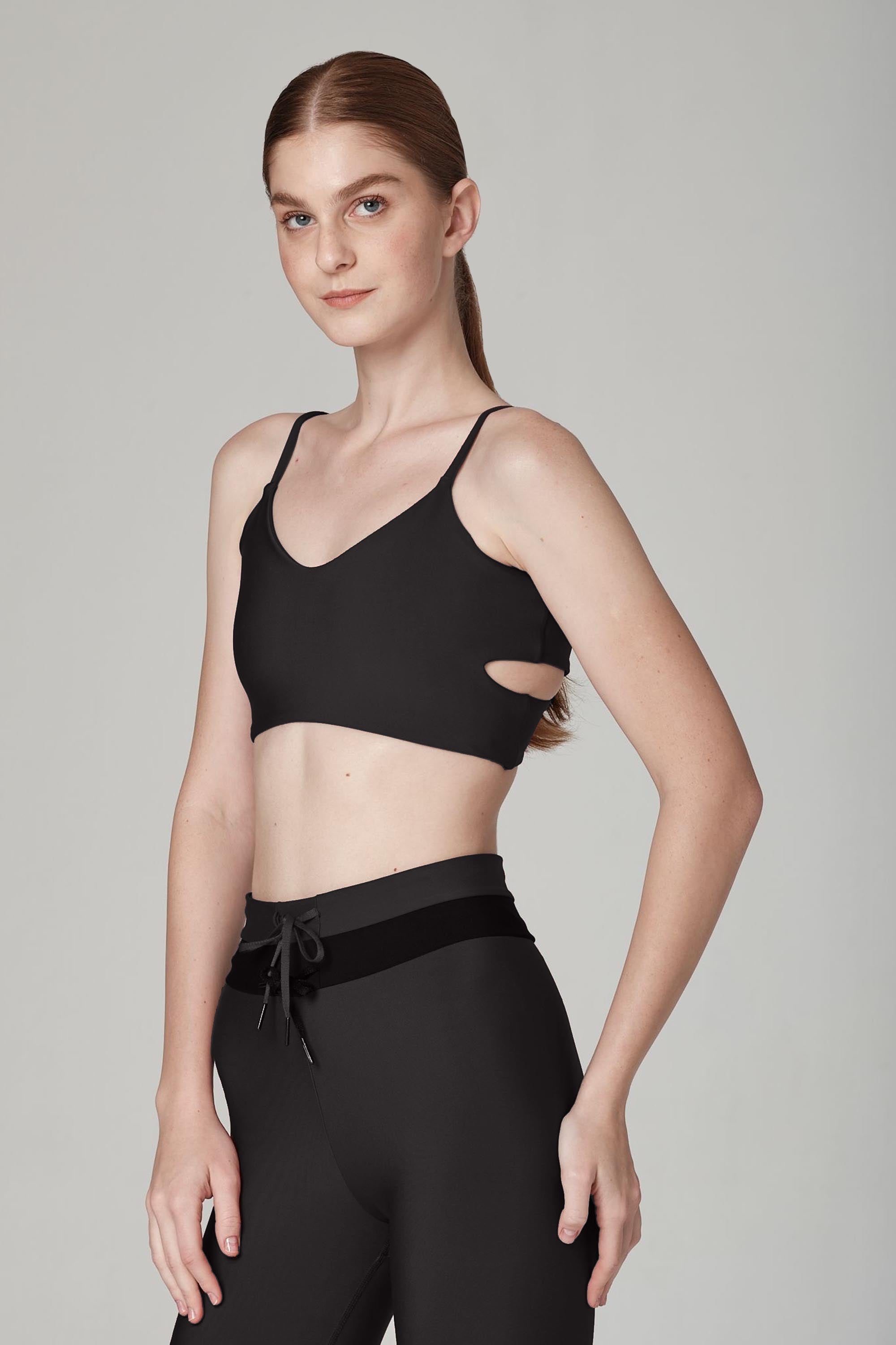 Cherry On Top Black-S Sports Bra