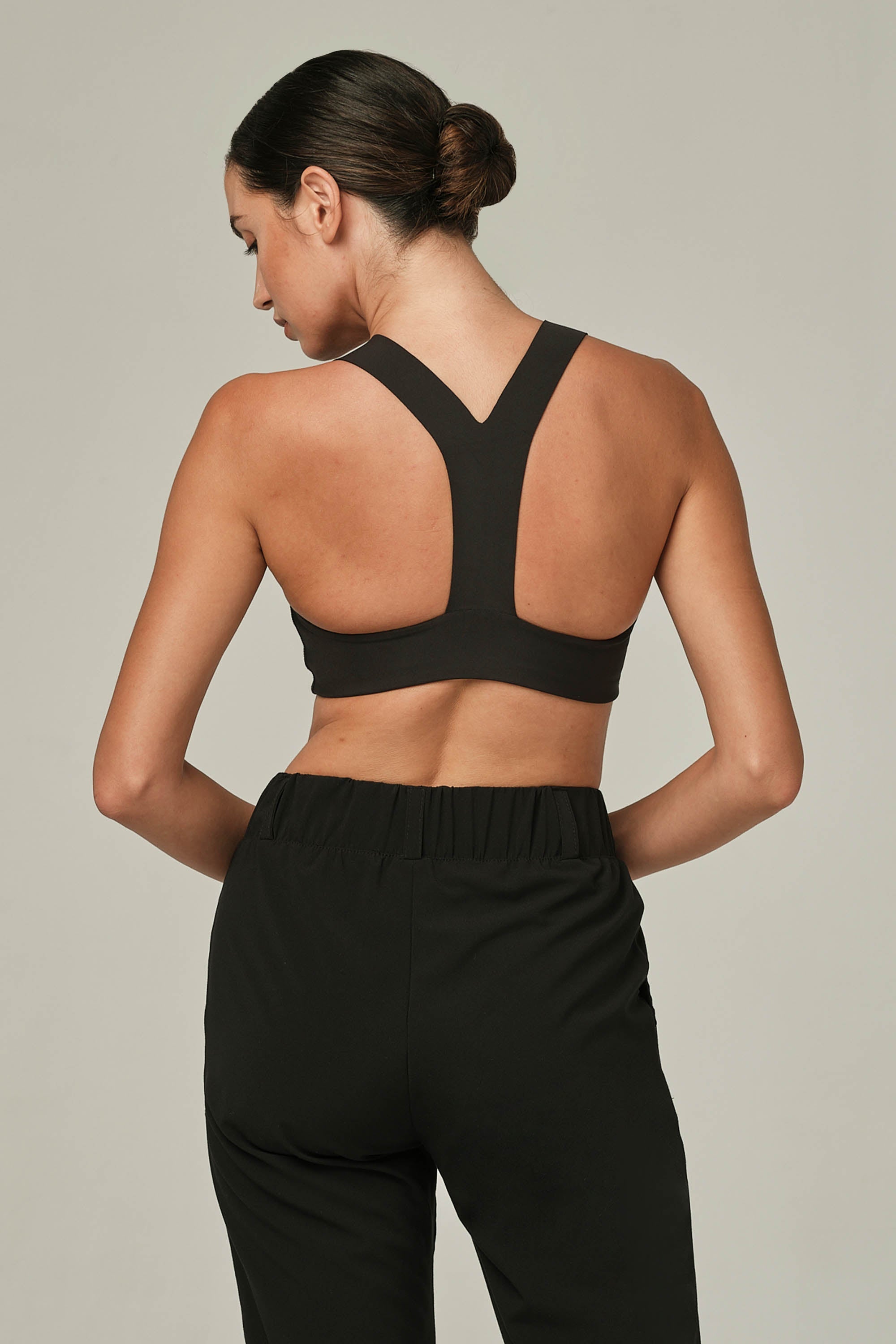 Laser Vision Black Sports Bra