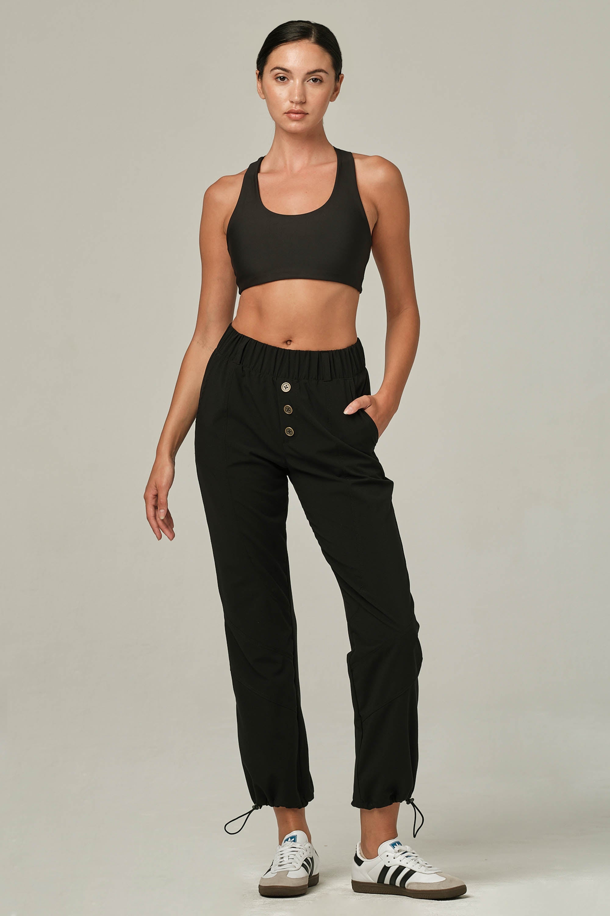 Laser Vision Black Sports Bra