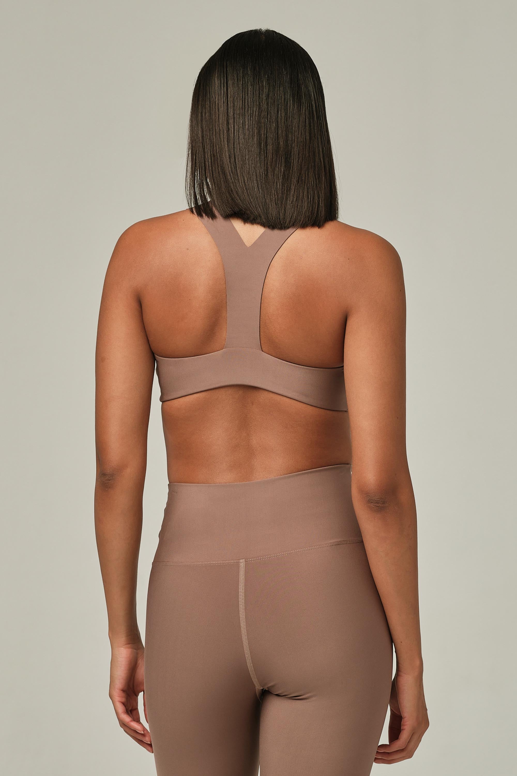 Laser Vision Chestnut Sports Bra