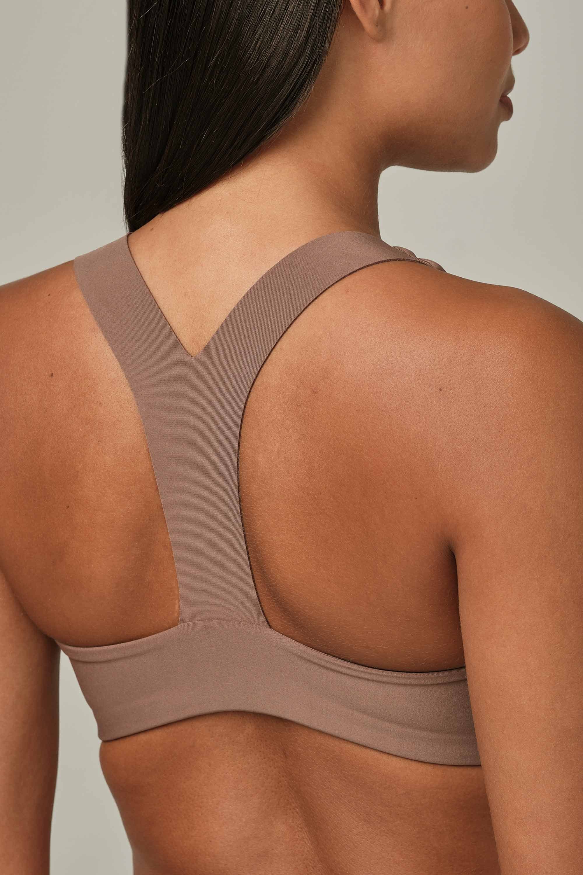 Laser Vision Chestnut Sports Bra