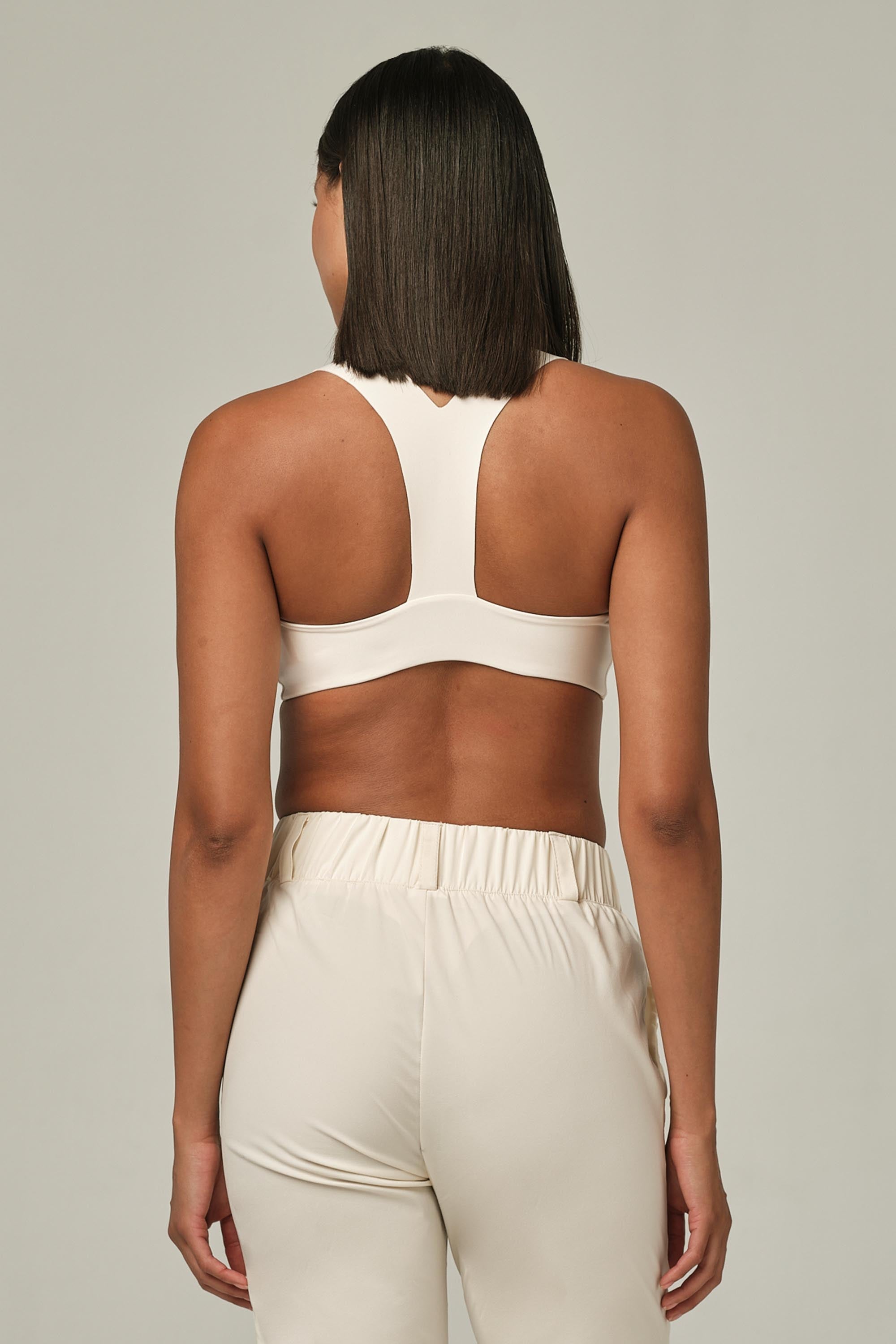 Laser Vision Cream Sports Bra