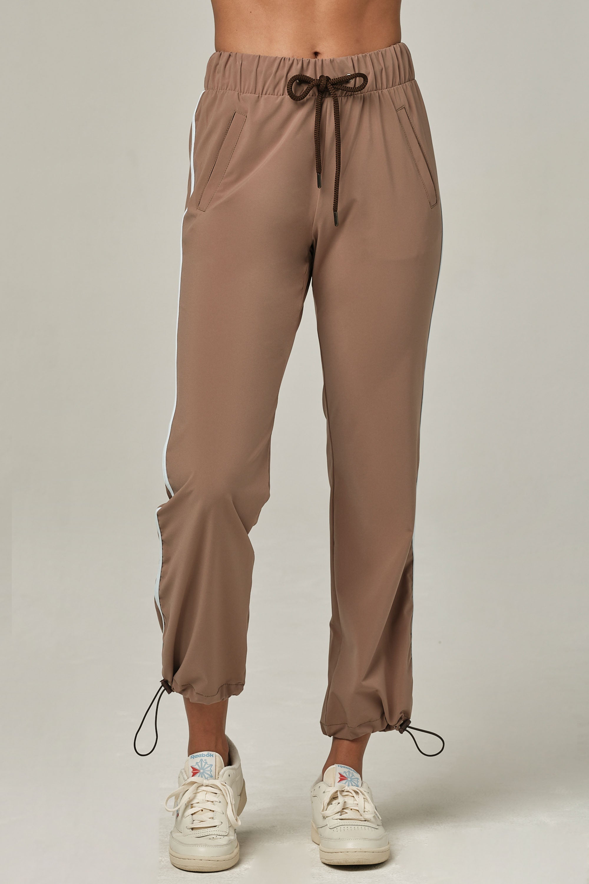 Stripe a Pose Chestnut Jogger (FINAL SALE)