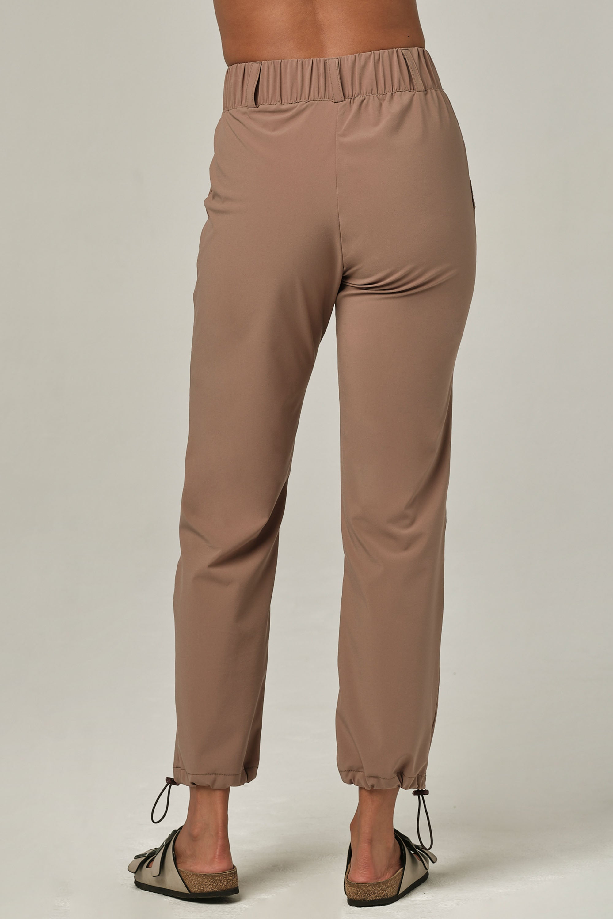 Buttoned Up Chestnut Jogger